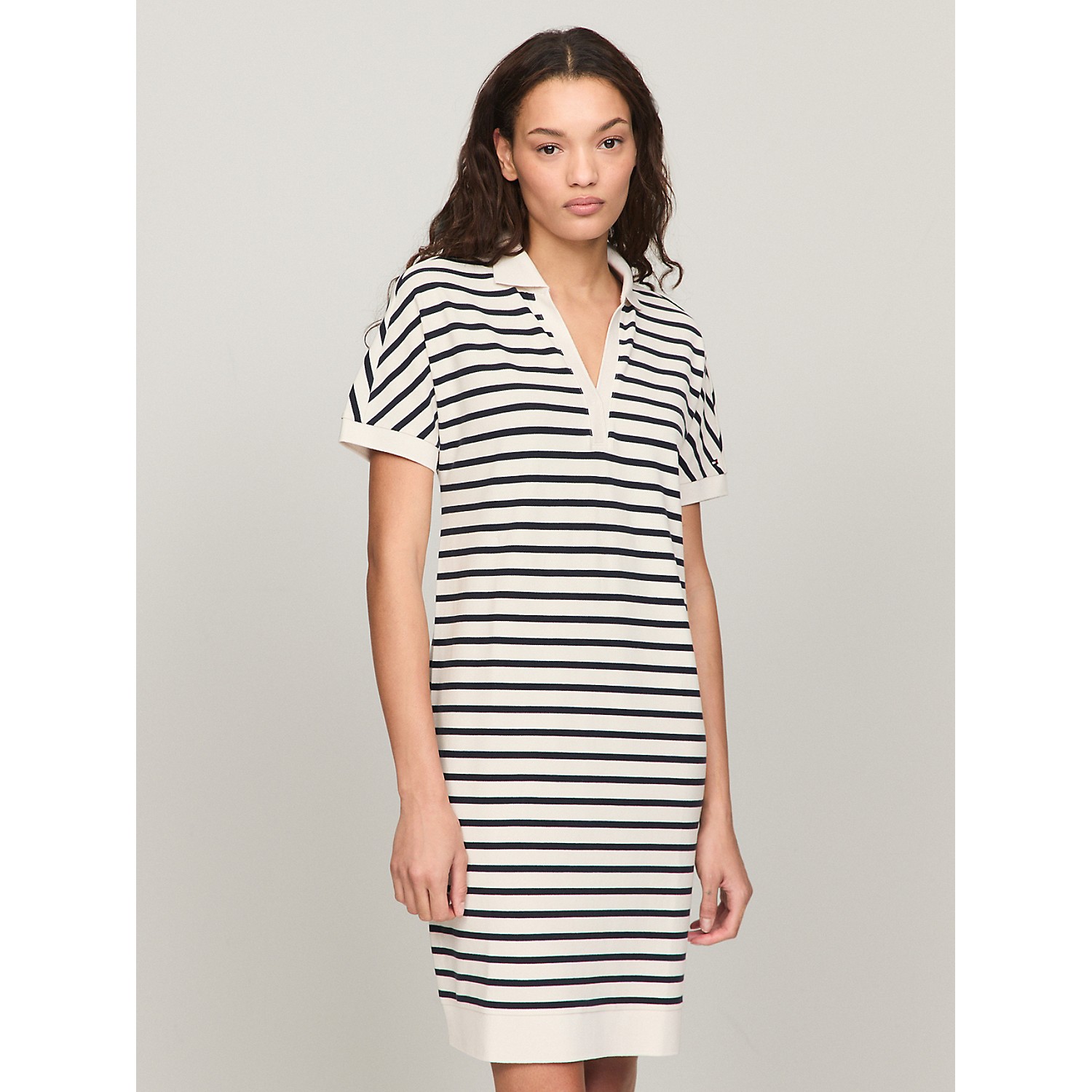 TOMMY HILFIGER Relaxed Fit Stripe Polo Dress